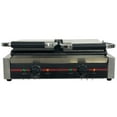 thumbnail image 3 of 3500W Commercial 2 Plate Sandwich Press Grill Griddle, Panini Maker Grooved Surface, Electric Sandwich Grill Grooved, 3 of 12