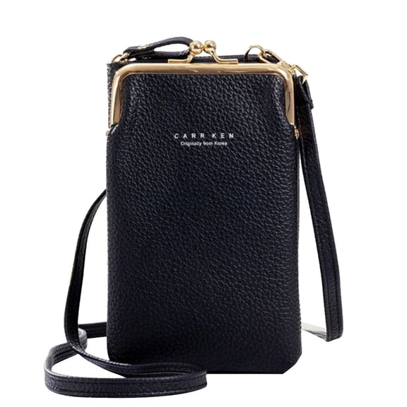 Cadorn Phone Crossbody Bag Women's Shoulder Bag with Hinge Closure, Solid Color Korean Style Multifunctional Vertical Design for Daily Use Commuting Shopping and Travel