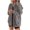 Gray, variant on LEAVINGSUO Womens Coats Plus Size Clearance Women's Fashion Color Cardigan Outwear Suit Hooded Coat Long Sleeve Coat Red XXL