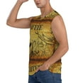 thumbnail image 3 of Kdxio Coffee Vintage for Men's Muscle T-shirt,Sleeveless for Workout Running Athletic Gym Lounge Casual, 3 of 7