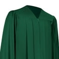 thumbnail image 3 of Endea Graduation Matte Hunter Green Graduation Gown, 3 of 8