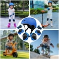 thumbnail image 5 of Kids Bike Helmet & Protective Gear Set for Toddlers Age 3-8, Adjustable for Cycling & Skateboarding - Blue, 5 of 7