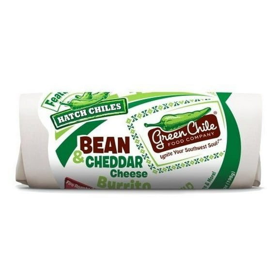 Green Chile Food Bean and Cheddar Burrito with Salsa Red Bell Pepper Corn, 7 Ounce -- 12 per case