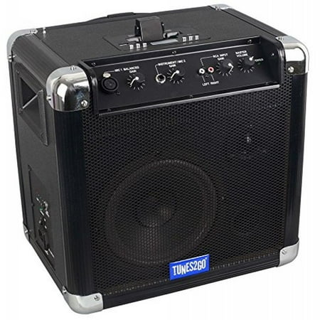 TUNES2GO Bluetooth Portable PA system and Guitar Amplifier