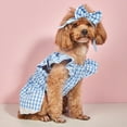 thumbnail image 5 of Vestido de perro Vestido a rayas para perros, Ropa para perros pequeños Niña, Traje de verano ligero para mascotas, Ropa para gatos, vestidos para perros para perros pequeños, 5 of 5