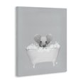 thumbnail image 2 of Stupell Industries Rustic Lodge Elephant Blue Bath Cute Canvas Art, 24 x 30, by Leah Straatsma, 2 of 7
