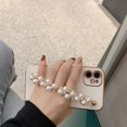 thumbnail image 1 of La nueva funda de teléfono con cadena de perlas plateada es aplicable para 12 11pro Max Apple X funda de teléfono plateada en blanco YUNYI BRAND Deportes, 1 of 2