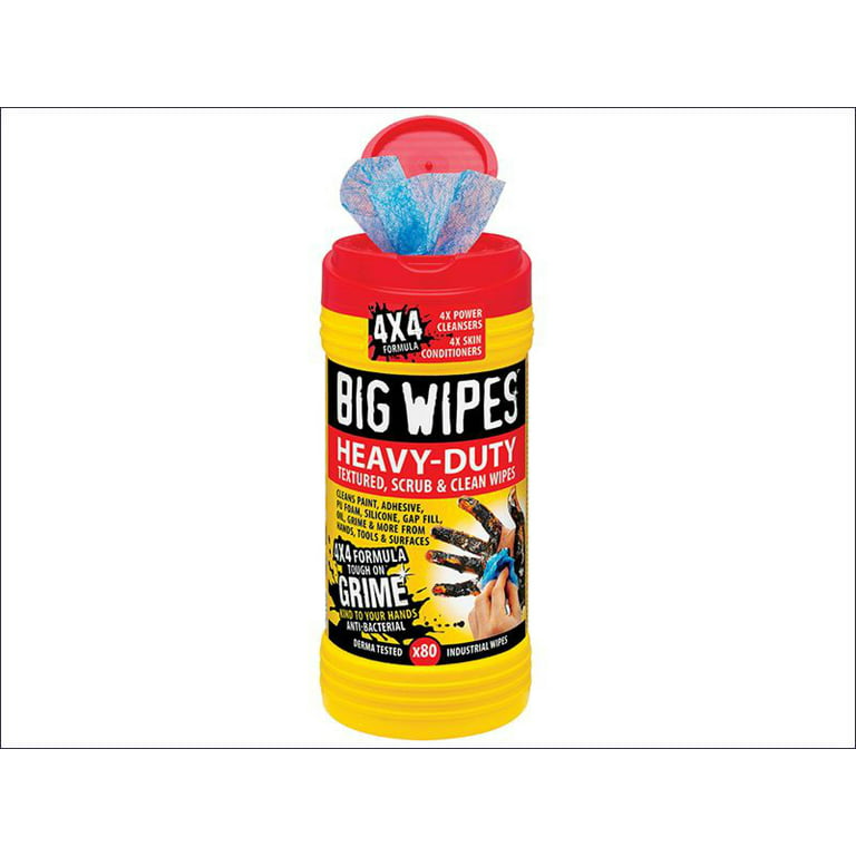 Big Wipes - Heavy-Duty Pro+ Antiviral Wipes (Tub 80)