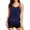 Navy swimsuit for women, variant on Bathing Suit for Women Wycnly Womens Tankini Swimsuits Two Pieces Swimsuits for Women Fashion Striped Print Modest Swimwear Ladies Strap Tankini Tops with Boyshorts