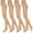 Nude (NEW), variant on L'eggs Everyday Women's Reinforced Panty Sheer Toe Nylon Pantyhose, 4 Pair