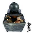 thumbnail image 1 of NUAHRHY Tabletop Fountain Meditation Water Fountain with Light Creative Reusable Small Waterfall Fountain Desktop Decorations, 1 of 8