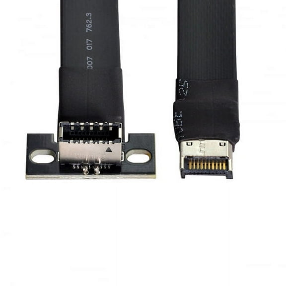 Chenyang CY USB 3.1 Front Panel Header Male to Female Type-E Motherboard Extension Data Cable 50cm Cable