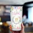 thumbnail image 3 of 15 Year Old Girl Gifts for Birthday Gifts for 15 Years Old Girl Quinceanera Gifts 15th Birthday Gifts for Teen Girls Daughter Sister 15th Birthday Decorations for Girl Tumbler 20oz, 3 of 6
