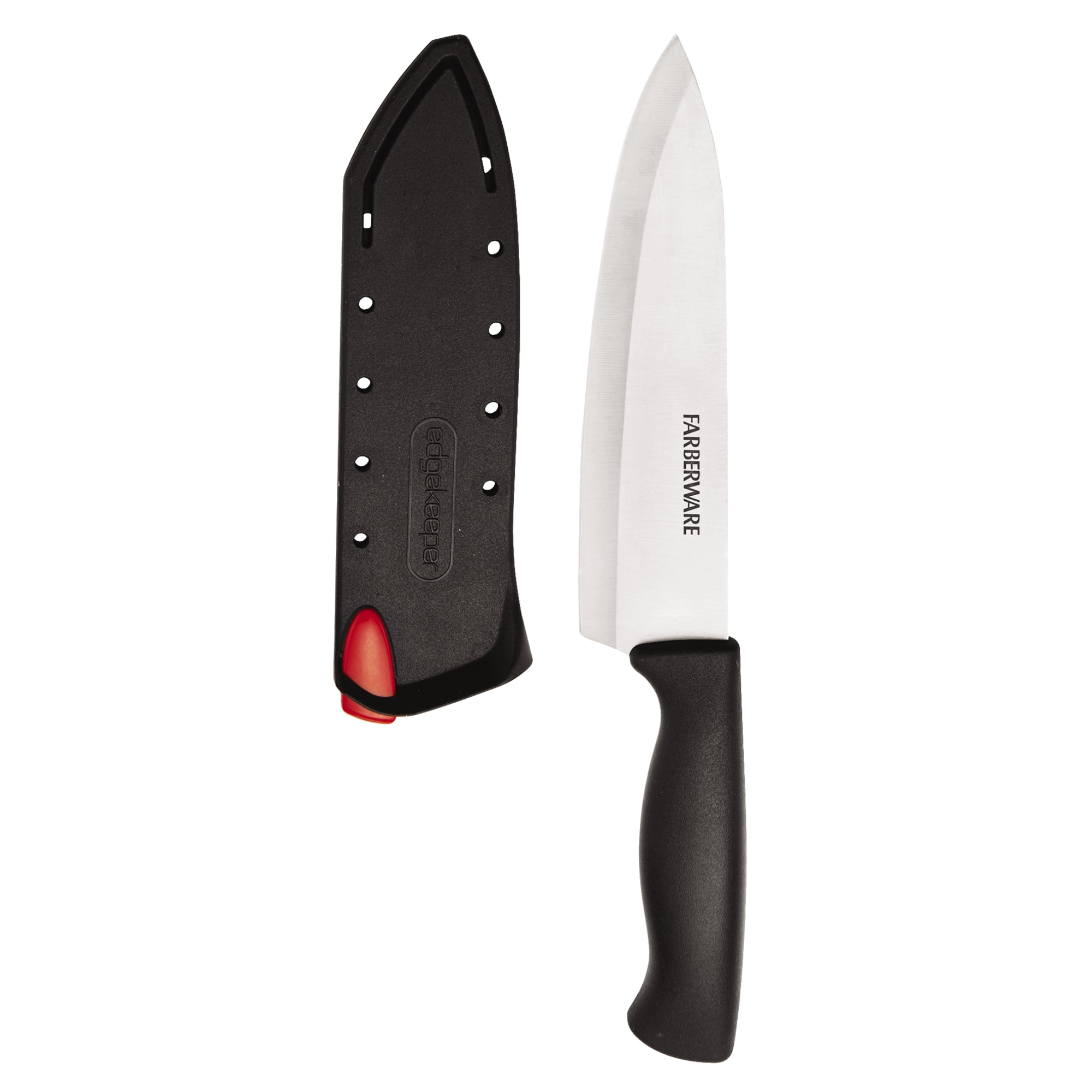 Farberware Edgekeeper 6 Inch Chef Knife With Self Sharpening Sleeve Walmartcom Walmartcom