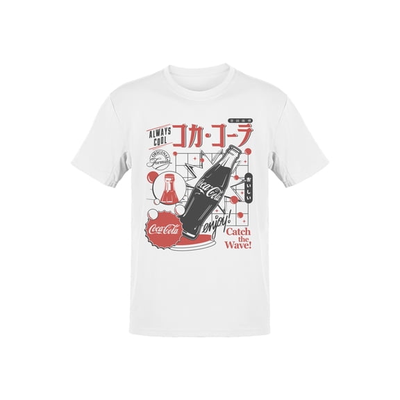 Officially Licensed Coca Cola Retro Enjoy Graphic Men's T-shirt