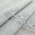 thumbnail image 5 of Coloody Farmhouse Table Runner Handmade Tassel Rustic Linen Table Runners, 13 x 94 inch (Grey), 5 of 7