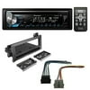 Pioneer Aftermarket Car Radio Stereo CD Player Dash Install Mounting Kit + Stereo Wire Harness for Select Dodge Eagle Plymouth Jeep Vehicles