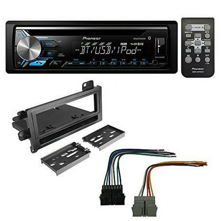 Pioneer Aftermarket Car Radio Stereo CD Player Dash Install Mounting Kit + Stereo Wire Harness for Select Dodge Eagle Plymouth Jeep Vehicles