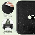 thumbnail image 2 of Juego de 4 taburetes de bar COSTWAY, apilables, de metal negro, de 24 pulgadas, 2 of 9