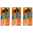 thumbnail image 2 of Gorilla Super Glue with Brush & Nozzle Applicator, 10 Gram, Clear, (pack of 3) - Dries in 45 Seconds, 2 of 3