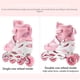 thumbnail image 5 of Zapatos de Patines 2 en 1 Sonducket rodillo ajustable Unisex interiores exteriores parque infantil patio de recreo entrenamiento de Pescar Rosa, 5 of 6