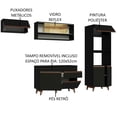 thumbnail image 4 of Madesa Gabinete de Cocina Integral Completa 260 cm Reims Negro 07, 4 of 8