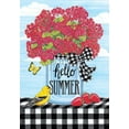 thumbnail image 2 of Deb Strain 23x32 White Modern Wood Framed Museum Art Print Titled - Hello Summer, 2 of 4