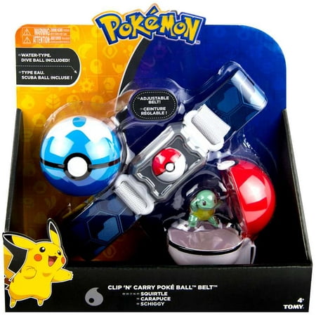 Pokemon Clip 'n' Carry Poke Ball Belt [Squirtle & Dive Ball]