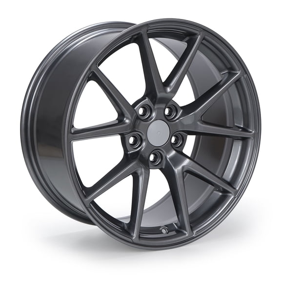 Guriches 18" Replacement Wheel For 2017-2023 Model 3, 18"X8.5" Gunmetal 96276