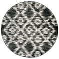 thumbnail image 2 of SAFAVIEH Adirondack Valentin Geometric Area Rug, Charcoal/Ivory, 4' x 4' Round, 2 of 6