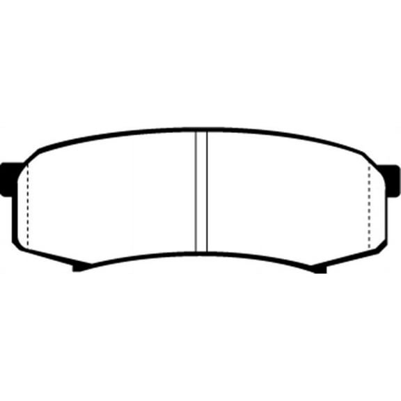 UD606/ EBC OE Brake Pads Fits select: 2003-2023 TOYOTA 4RUNNER, 2007-2014 TOYOTA FJ CRUISER