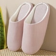 thumbnail image 7 of Yindaity House Slippers for Men Mens Warm House Slippers,Winter Cozy Men's Bedroom Indoor Slippers Non-Slip Pink,6, 7 of 7