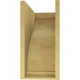 thumbnail image 4 of 9"W x 18"D x 18"H Classic Helena Rough Cedar Woodgrain TimberThane Corbel, Primed Tan, 4 of 6