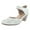 Off White, variant on Easy Spirit Womens Cindie Leather Mary Jane Heels White 7 Narrow (AA,N)