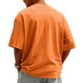 thumbnail image 3 of Men's Fashion Oversized Tshirts Workout Short Sleeve T-Shirt Dry Fit Lightweight Crewneck Tee Tops, 3 of 3