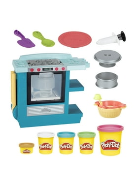 Play-Doh Kitchen Creations Rising Cake Oven Playset, 5 Cans (10 Ounces), Non-Toxic