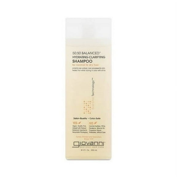 GIOVANNI 50:50 Balanced Hydrating-Clarifying Shampoo 8.5 oz