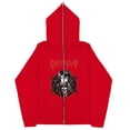 thumbnail image 1 of Sudaderas Y2K de chica oscura europea y americana para hombres y mujeres, sudaderas con capucha góticas para parejas, sudadera de Cremallera larga Harajuku, 1 of 5