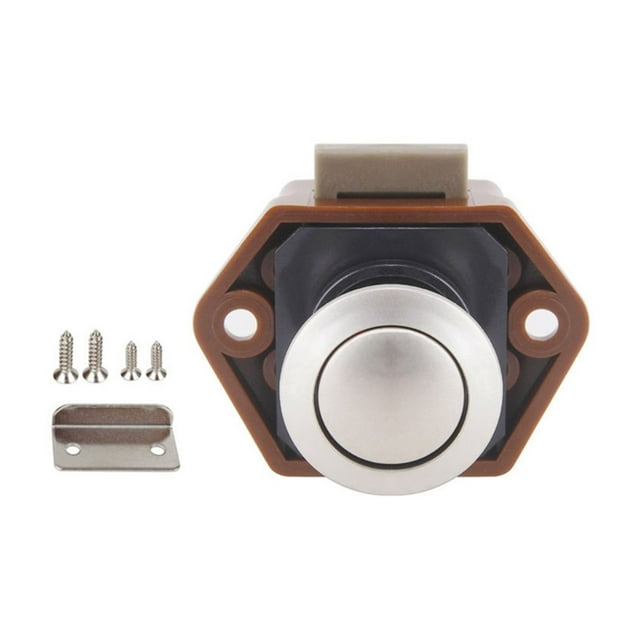 Diameter 20mm Camper Car Push Lock RV Caravan Boat Drawer Latch Button Locks For Furniture Hardware ,Variety of Features