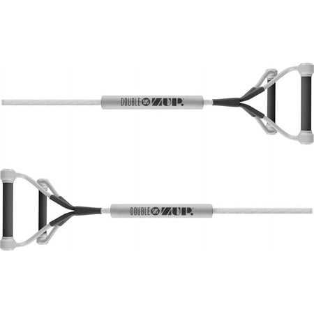 ZUP DoubleZUP Soft Float Tow Handle with 9 Double Handle Design and 60 Low-Stretch Tow Rope Mainline for Wakeboards Kneeboards Water Skiing and Water Sports Activities ZUP DoubleZUP Soft Float Tow Handle with 9 Double Handle Design and 60 Low-Stretch Tow Rope Mainline for Wakeboards Kneeboards Water Skiing and Water Sports Activities