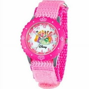 Princess Girls' Stainless Steel Watch, Pink Strap