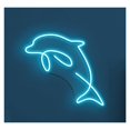 thumbnail image 1 of Letrero De Neón LED Delfín Para Pared, Ideal Para Niños, Habitaciones Con Animales Marinos, Acuarios, Decoración Para Casas Playa, 42cm, 1 of 2