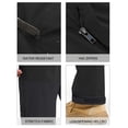 thumbnail image 5 of Men's Work Pants 12 Pockets Elastic Waist Water-Resistant Tactical Pants with Knee Pad Pockets, 5 of 6