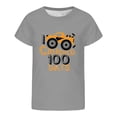 thumbnail image 4 of ZHOGXU Kids Teens Girls T Shirts Short Sleeve Crew Neck Back To School Graphic Print Loose Fit Comfortable Top Tees For Casual Daily Wear,Grey,10-11 Years, 4 of 4