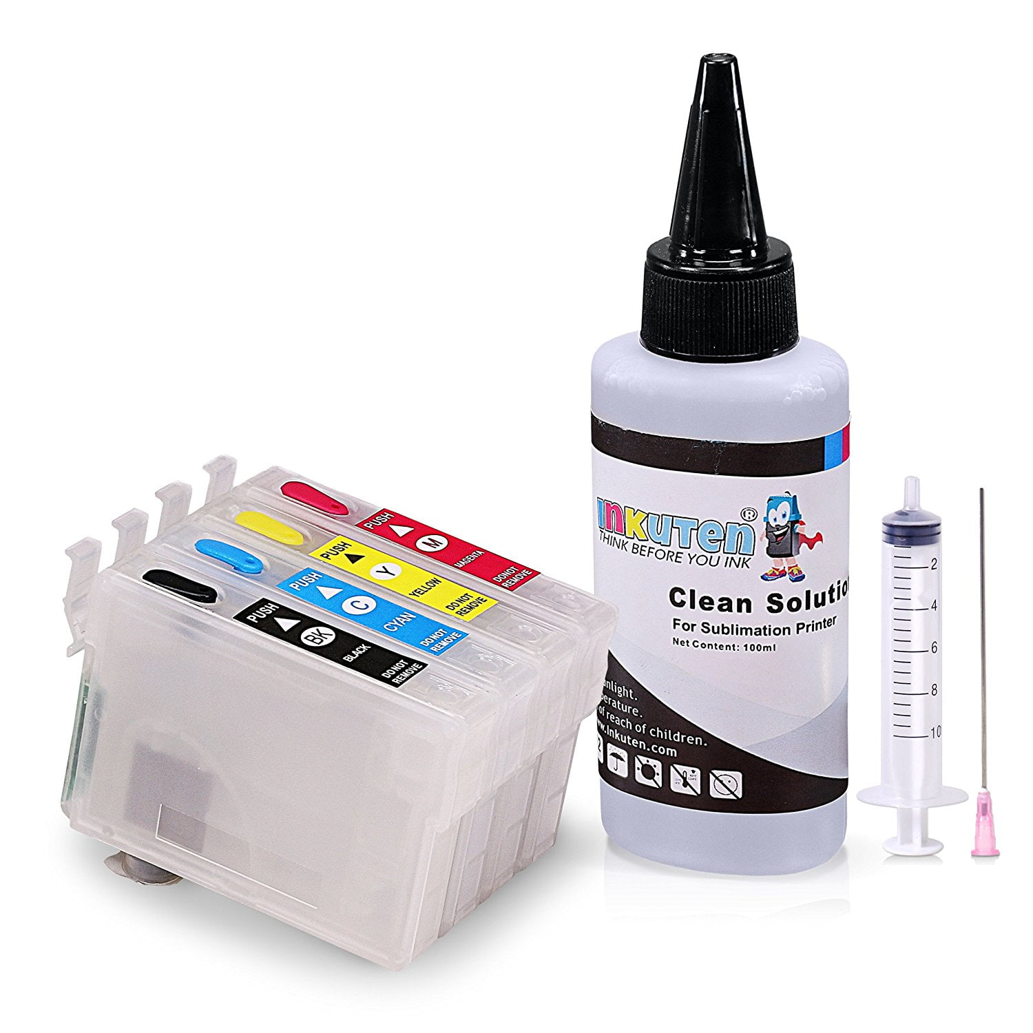 Edible Cleaning kit for EPSON T200 200XL With 100ml Edible Cleaning