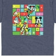 thumbnail image 3 of Mickey & Friends - Christmas Grid- Men's Short Sleeve Graphic T-Shirt, 3 of 5