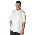 thumbnail image 1 of AFD Veste de Chef à Manches Courtes Coolmax pour Adulte, 1 of 2