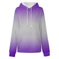 thumbnail image 2 of Vedolay Womens Sweatshirt Women's Oversized Hoodies Casual Pullover Sweatshirts Fall Fashion 2023 Clothes,Purple M, 2 of 4
