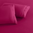 thumbnail image 3 of czcpp-Pillow Shams Standard Size, Rose Red Pillow Cases Microfiber Pillow Covers 20"X 26" Soft Breathable and Non Shrinking Envelope Pillowcase, 3 of 4