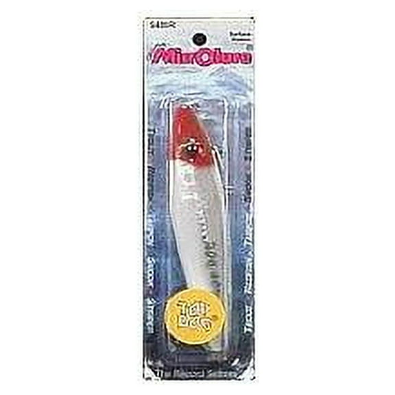 Mirrolure 94MR-11 Red Head/White Back/Belly Minnow Fishing Jerkbait Lure